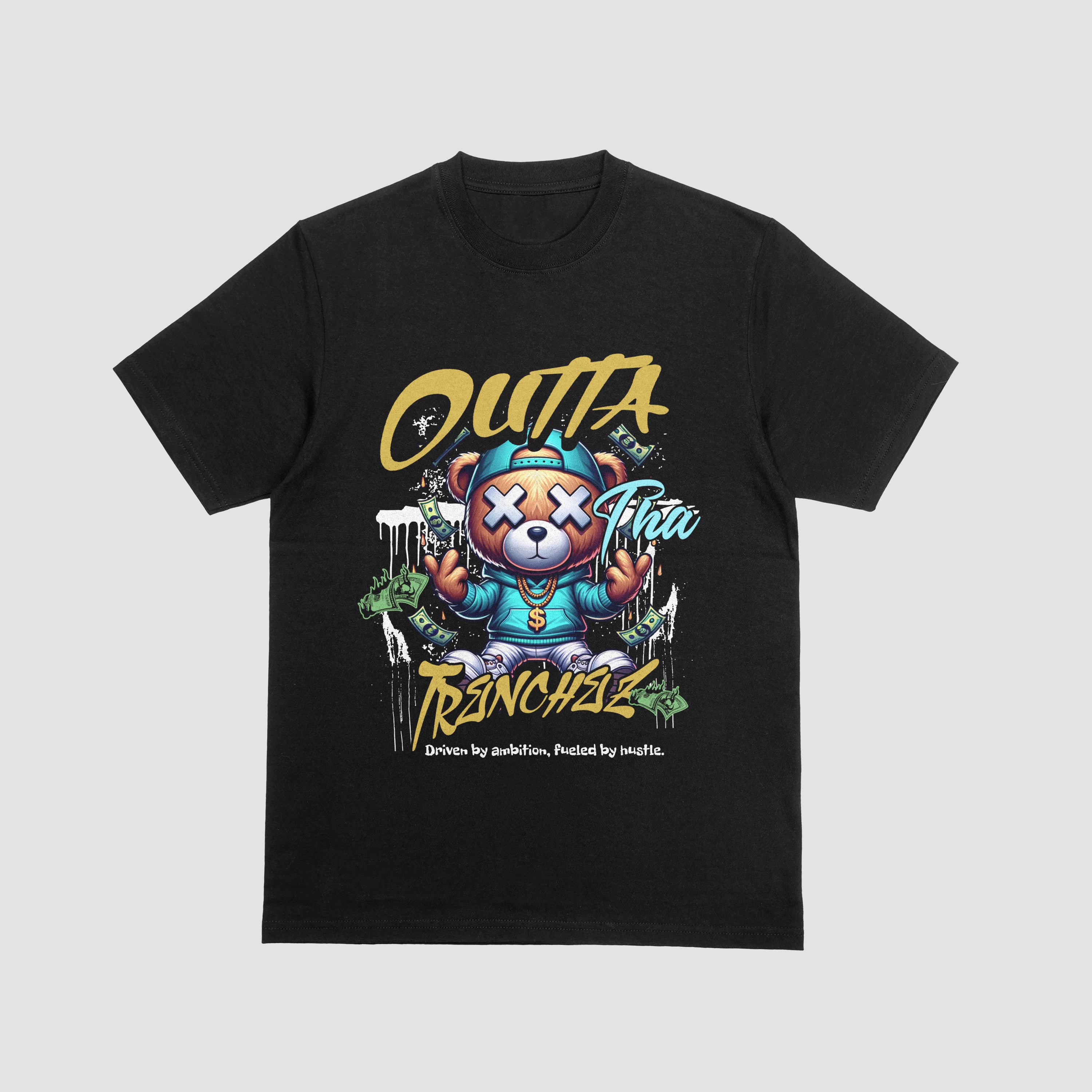 Graphic t-shirt, Outta Tha Trenchez. 